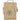 Front View of Tan Vertical Recycled Messenger Bag