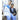 Front View of White ColorFusion Standard Beach Towel™
