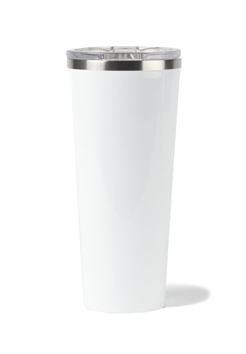 Gloss White CORKCICLE® Tumbler 24 Oz. plain