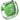 Green Clearview Pedometer