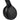Left View of Black Rewired Recycled Bluetooth Headphones plain