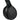 Left View of Black Rewired Recycled Bluetooth Headphones plain