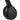 Left View of Black Rewired Recycled Bluetooth Headphones plain
