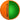 Left View of Orange Srixon Soft Feel BRITE Golf Balls - 3 Pack