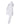 Left View of White Women's Crop Fleece Hoodie - 7502