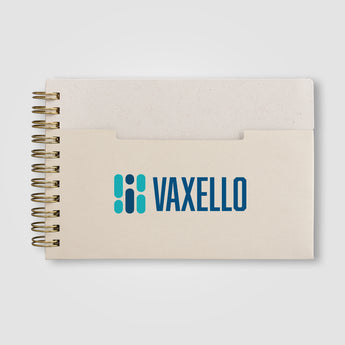 Lino FSC Paper Spiral Binding Horizontal Pocket Notebook - A6