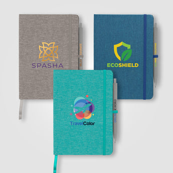 Melville RPET Notebook & Zen Pen Gift Set grouped