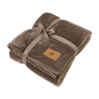 Mocha Mink Ever Soft Recycled Polyester Throw Blanket