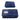 Navy blue Legacy 280GSM RPET Sherpa Fleece Blanket plain
