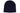 Navy Rolled Down Acrylic Beanie - Toque plain