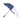 Navy-White Elements 60" Recycled rPET Auto Open Golf Umbrella plain