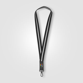 Newport rPET Woven Chevron Phone Strap Lanyard - 17.19"× 1"