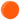 Orange Hockey Puck Stress Reliever plain