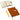 Orange Thesis Hardcover Journal with Magnetic Closure & Pen plain
