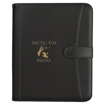 Pebble Grain Zippered Portfolio With Calculator grouped