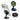Pillar Magnetic Collapsible Phone Stand with Magnetic Base