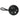 Rear View of Black All-In-One Universal Travel 15W Wireless Charger plain