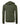 Rear View of Military Green Sponge Fleece Full-Zip Hoodie - 3739