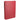 Rear View of Red FSC® Mix Pedova™ Zippered UltraHyde Padfolio plain