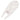 Rear View of White Divot Tool with Ball Marker plain