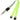 Rear View of Yellow Recycled Polyester Reflective Lanyard plain