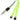 Rear View of Yellow Recycled Polyester Reflective Lanyard plain