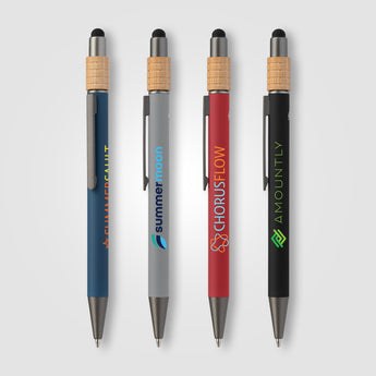Reborn Spinner Recycled Aluminum Pen w/ Stylus - PATENTED
