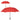 Red Cheshire Vented Auto-Open Golf Umbrella plain