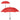 Red Cheshire Vented Auto-Open Golf Umbrella