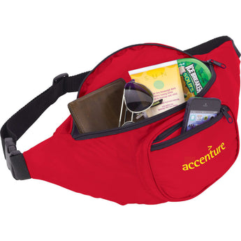 Red Hipster Deluxe Fanny Pack