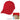 RED Washed Cotton Mask Cap plain grouped