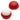 Red Well-Rounded Convex Lip Balm plain