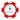 Red/White Ahead Poker Chip with Ball Marker