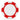 Red/White Ahead Poker Chip with Ball Marker