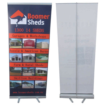 Retractable Banner plain grouped