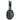Right View of Black Light Up Logo Bluetooth Headphones plain