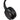Right View of Black Rewired Recycled Bluetooth Headphones plain