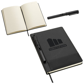 Symposium Textured Journal with Pen