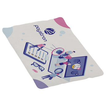 Tablet 11" x 7" Microfiber Cleaning Cloth- Full-Color