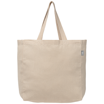 Toronto - 8 oz. Recycled Cotton Blend Shopper Tote Bag plain
