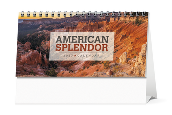 Triumph® Calendars American Splendor Desk Calendar plain