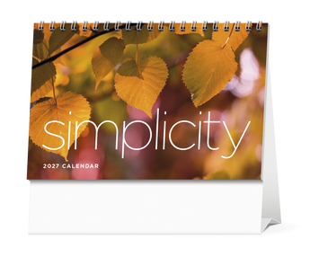 Triumph® Calendars Simplicity Large Desk Calendar plain