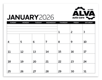 Triumph® Calendars Small Monthly Desk Pad - Black & White Calendar