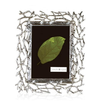 Twig Picture Frame - Antique Silver