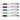White - Assorted - Black Spark Grip Pen plain