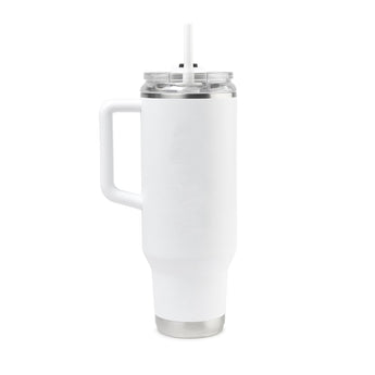 White Igloo® Travel Tumbler - 40 Oz. plain