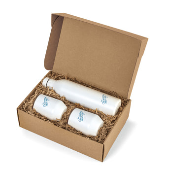 White Powder MiiR® Wine Bottle & Tumbler Gift Set