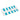 WHITE WITH LIGHT BLUE Seaside Beach Towel grouped