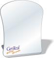 .080 Standing Acrylic Safety Plastic Mirror / free form with round corners (5.5" x 6.5") Screen-printed