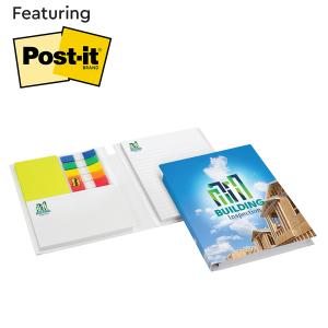 Essential Journal featuring Post-it® Notes and Flags &mdash; Option 2 - One Size / Full-color digital full cover coverage
